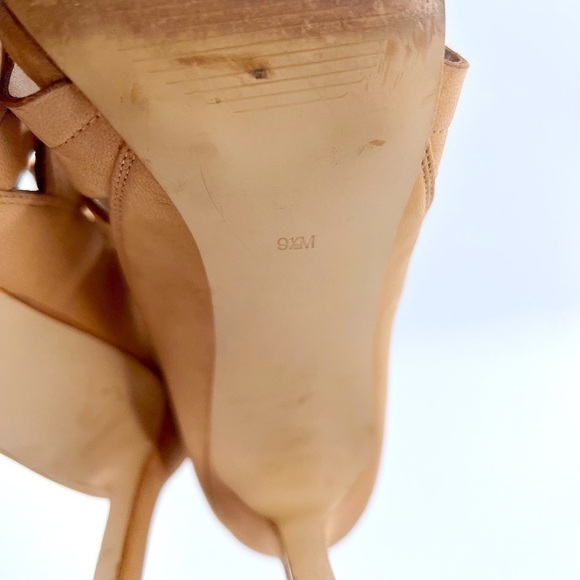 GUESS HEELS STILETTOS BOOTIES open toe back zip size 9.5 M - Picture 10 of 14